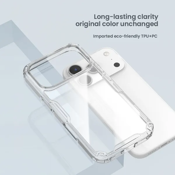 Nillkin Nature TPU PRO Kryt pro Apple iPhone 17 Pro Transparent