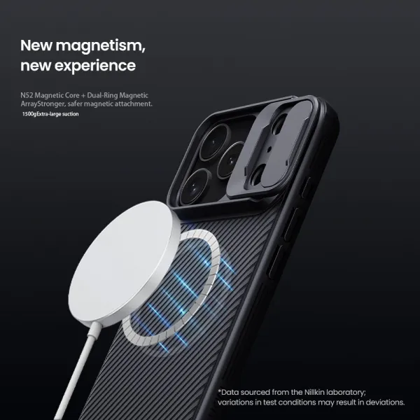 NILLKIN CAMSHIELD PRO MAGSAFE Kryt pre Apple iPhone 17 Pro čierny