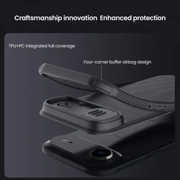 Nillkin CamShield Pro, iPhone Air, čierne
