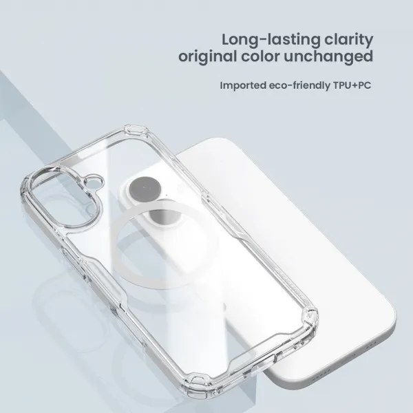Nillkin Nature TPU PRO Magnetic kryt, iPhone 17, priehľadný