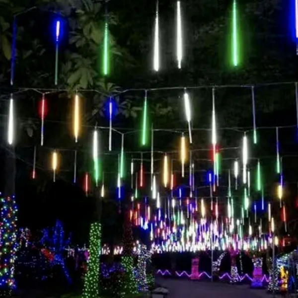 Vianočná súprava LED CENCÚĽ VC288/F 288LED 3,5x0,5m 8 cencúľov farebná IP44