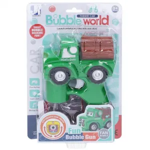 Bublifuk auto stláčacie s efektmi 18cm