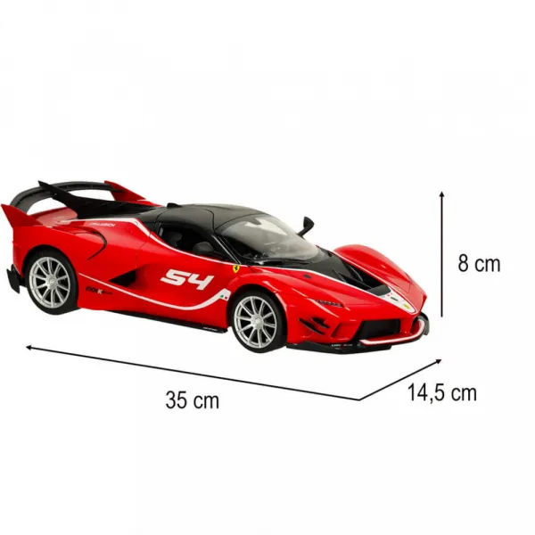 Auto na diaľkové ovládanie Rastar 79200 Ferrari FXX 1:14 červená-MOVEO