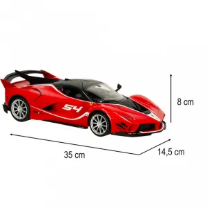 Auto na diaľkové ovládanie Rastar 79200 Ferrari FXX 1:14 červená-MOVEO
