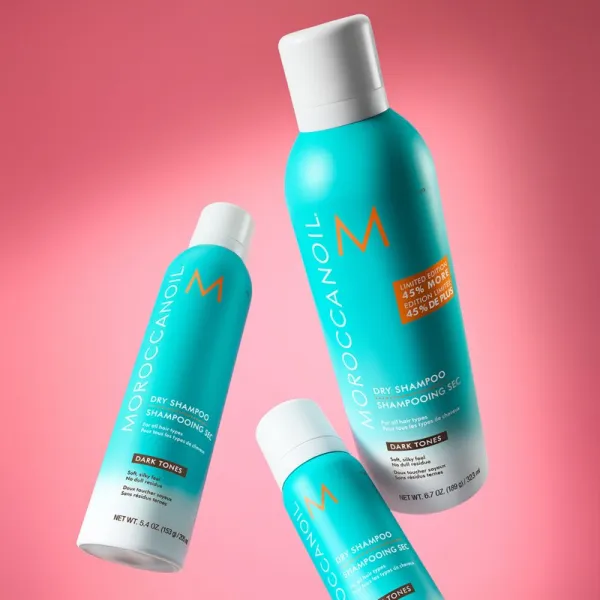Moroccanoil Dry suchý šampón pre tmavé vlasy 323 ml