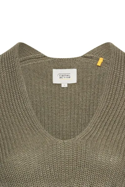 Sveter Camel Active Knitwear Shadow Khaki