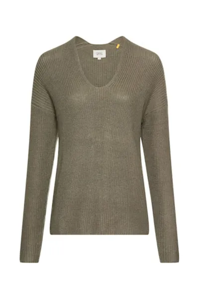 Sveter Camel Active Knitwear Shadow Khaki