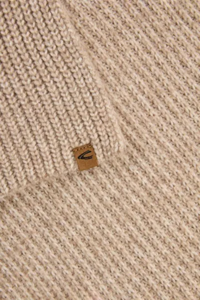 Šál Camel Active Knitted Scarf Caramell