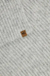Šál Camel Active Knitted Scarf Grey Melange Check
