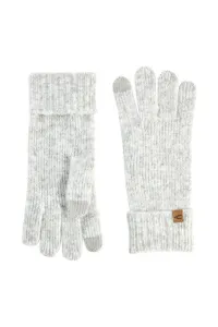 Rukavice Camel Active Knitted Gloves Grey Melange Check