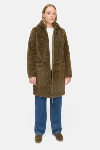 Kabát Camel Active Coat Dark Khaki