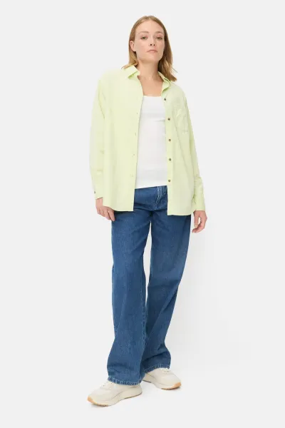 Košeľa Camel Active Blouse Lime Green Check