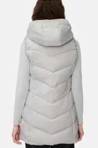 Vesta Camel Active Vest Grey Melange Check