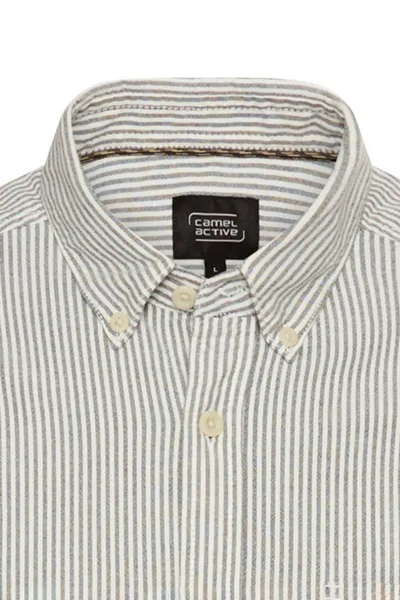 Košeľa Camel Active Longsleeve Shirt Asphalt