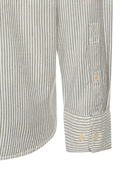 Košeľa Camel Active Longsleeve Shirt Asphalt