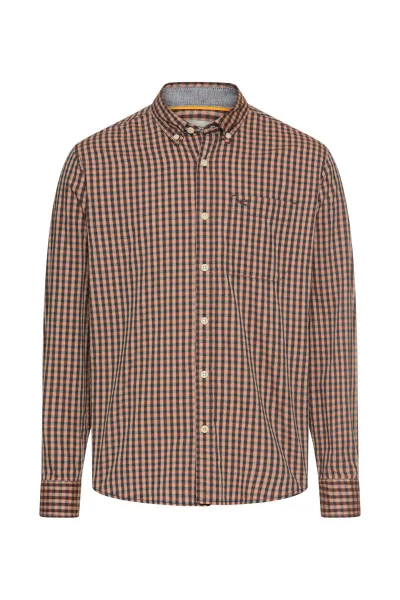Košeľa Camel Active Longsleeve Shirt Cinnamon