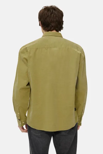 Košeľa Camel Active Longsleeve Shirt Mosstone