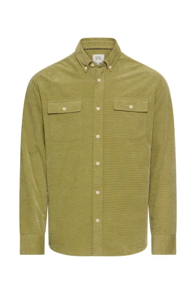 Košeľa Camel Active Longsleeve Shirt Mosstone
