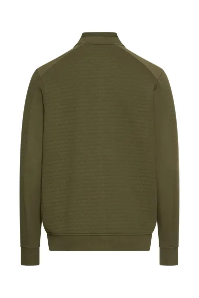 Mikina Camel Active Sweatjacket Forest Green