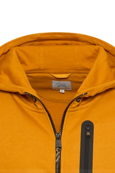 Mikina Camel Active Sweatjacket Burned Yellow