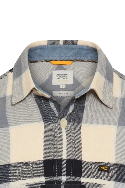 Košeľa Camel Active Longsleeve Shirt Dark Indigo