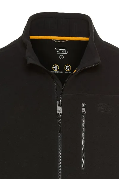 Mikina Camel Active Fleecejacket Asphalt