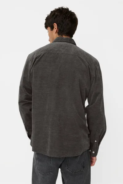 Košeľa Camel Active Longsleeve Shirt Asphalt