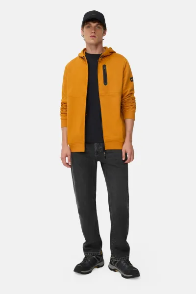 Mikina Camel Active Sweatjacket Burned Yellow