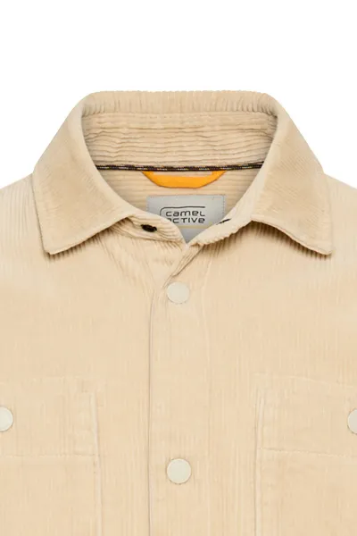 Košeľa Camel Active Overshirt Oatmeal