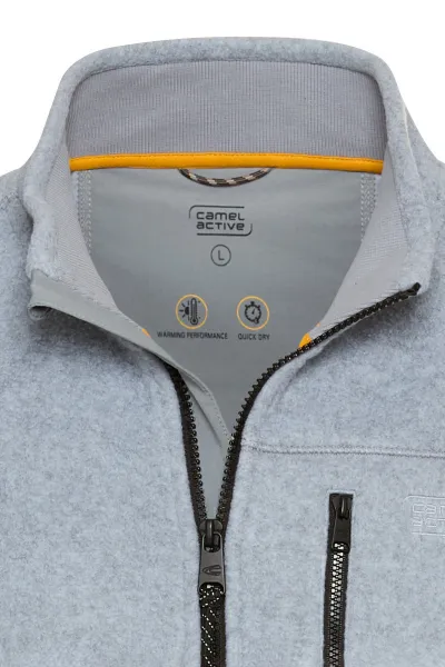 Mikina Camel Active Fleecejacket Stone Gray