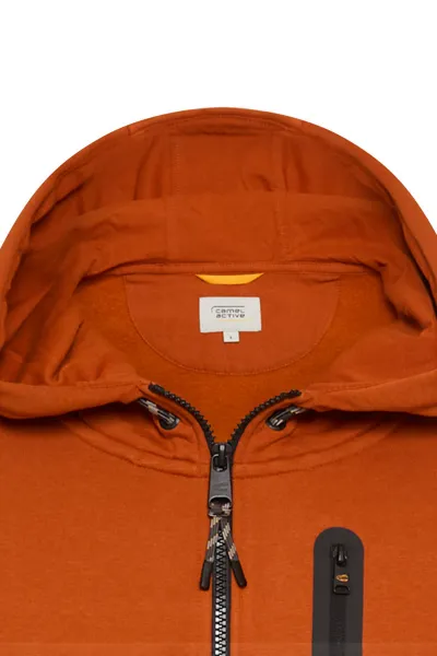 Mikina Camel Active Sweatjacket Cinnamon