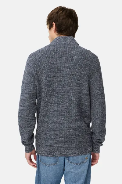 Sveter Camel Active Knitted Jacket Tinted Blue