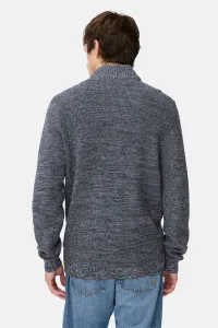 Sveter Camel Active Knitted Jacket Tinted Blue