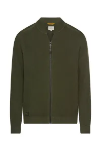 Sveter Camel Active Knitted Jacket Forest Green
