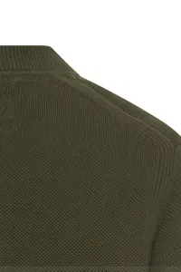 Sveter Camel Active Knitted Jacket Forest Green