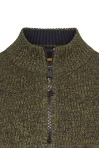 Sveter Camel Active Knitted Troyer Forest Green