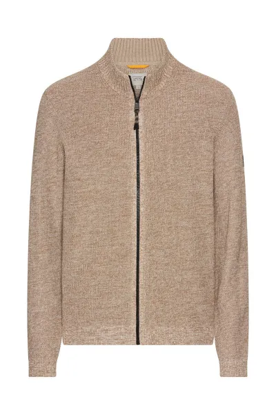Sveter Camel Active Knitted Jacket Oatmeal