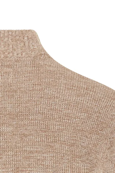 Sveter Camel Active Knitted Jacket Oatmeal