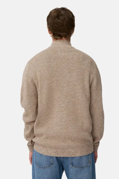 Sveter Camel Active Knitted Troyer Oatmeal