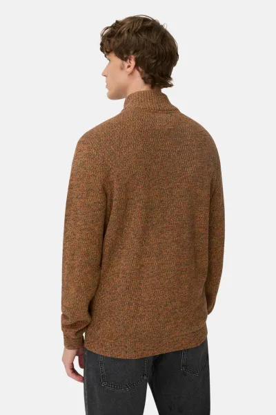 Sveter Camel Active Knitted Troyer Cinnamon