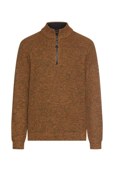 Sveter Camel Active Knitted Troyer Cinnamon