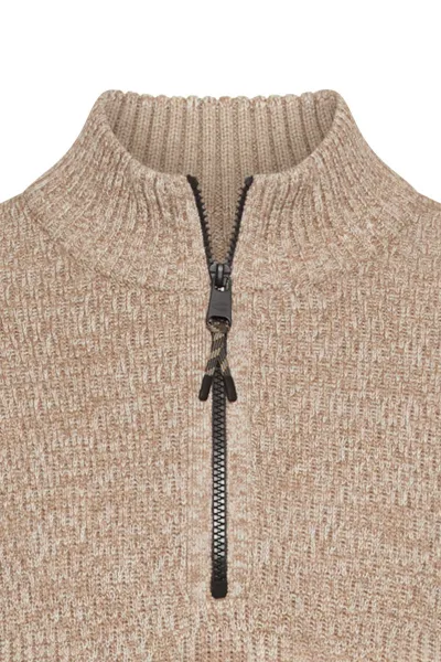 Sveter Camel Active Knitted Troyer Oatmeal