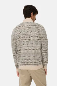 Sveter Camel Active Knitted Troyer Oatmeal