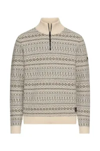 Sveter Camel Active Knitted Troyer Oatmeal