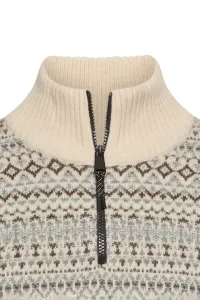 Sveter Camel Active Knitted Troyer Oatmeal