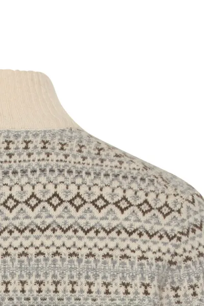 Sveter Camel Active Knitted Troyer Oatmeal