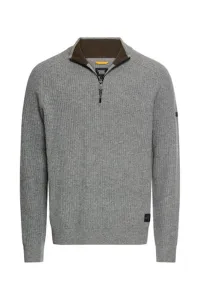 Sveter Camel Active Knitted Troyer Stone Gray