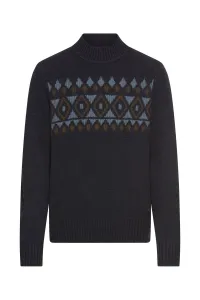 Sveter Camel Active Mock Neck Pullover Dark Indigo