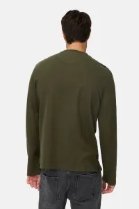 Tričko Camel Active Henley 1/1 Forest Green