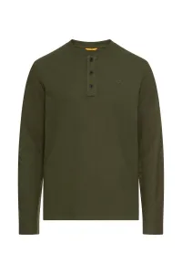 Tričko Camel Active Henley 1/1 Forest Green